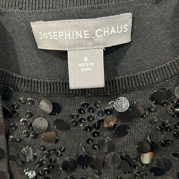 Josephine Chaus black and sequin sweater set small - Picture 3 of 7